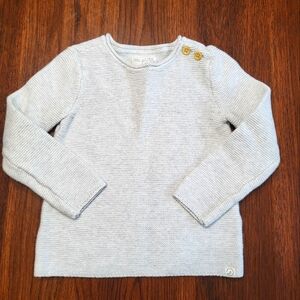 Little Planet By Carters 100% Organic Cotton Gray Pullover Sweater, 2T Unisex